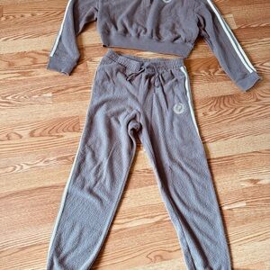 PINK Victoria's Secret Brown Joggers with top